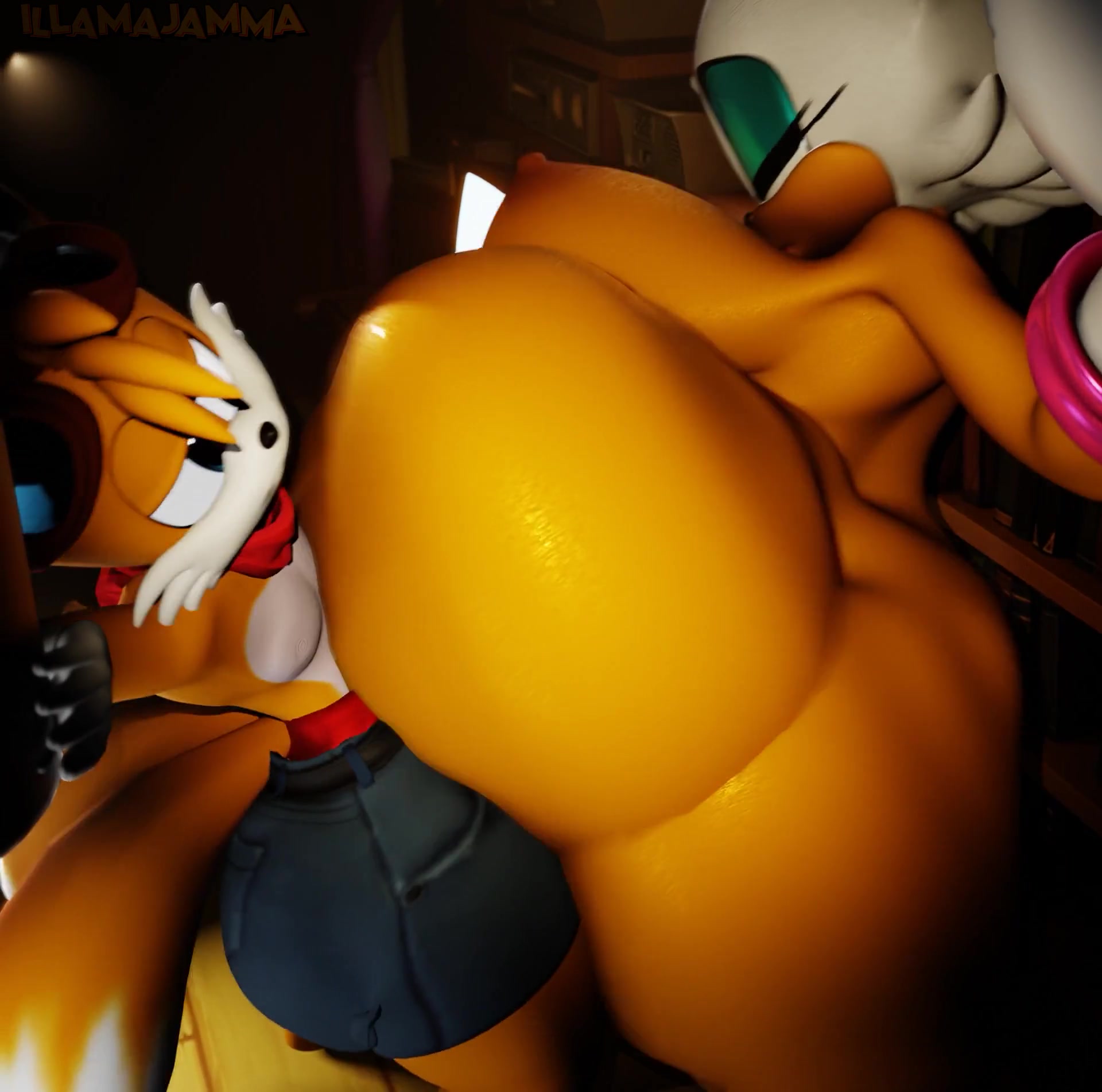 टेल्स बनाम रूज की शरारती गांड