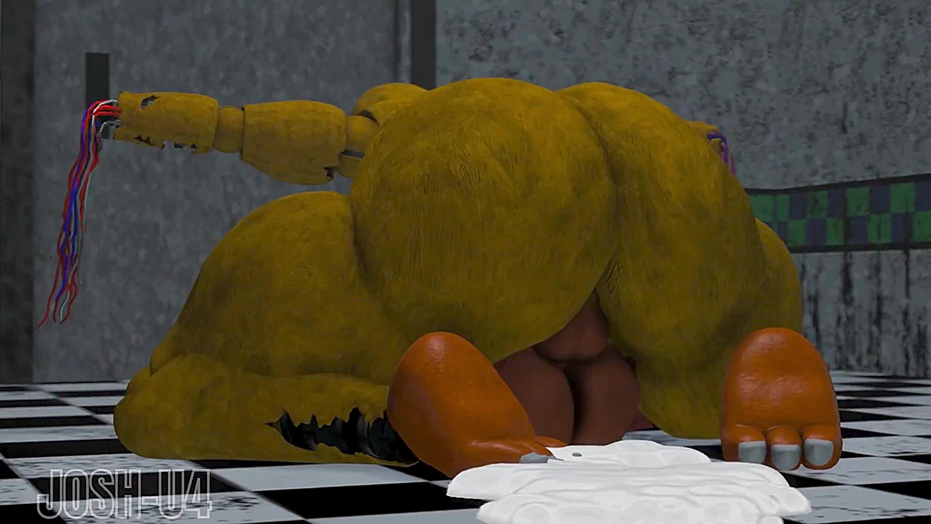 écolère futanari en traitement érotique tentacule