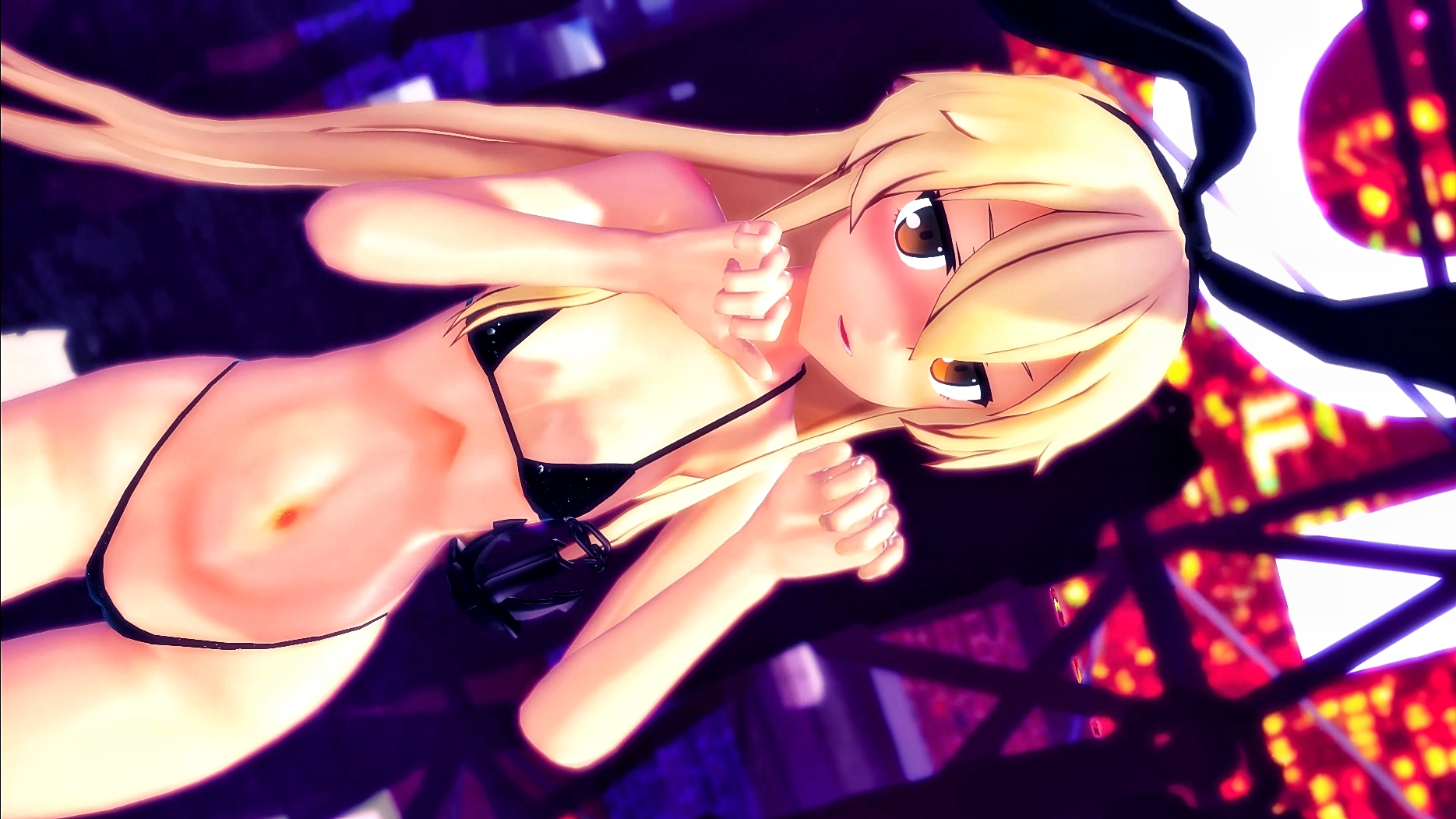 شيماكازي بتنورة قصيرة mmd r15 hamselvish