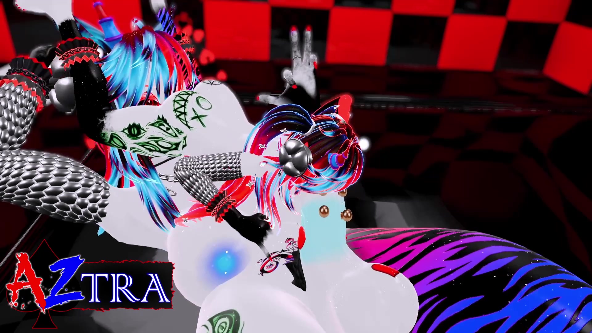 Sexy clown head tentacle futanari ecchi