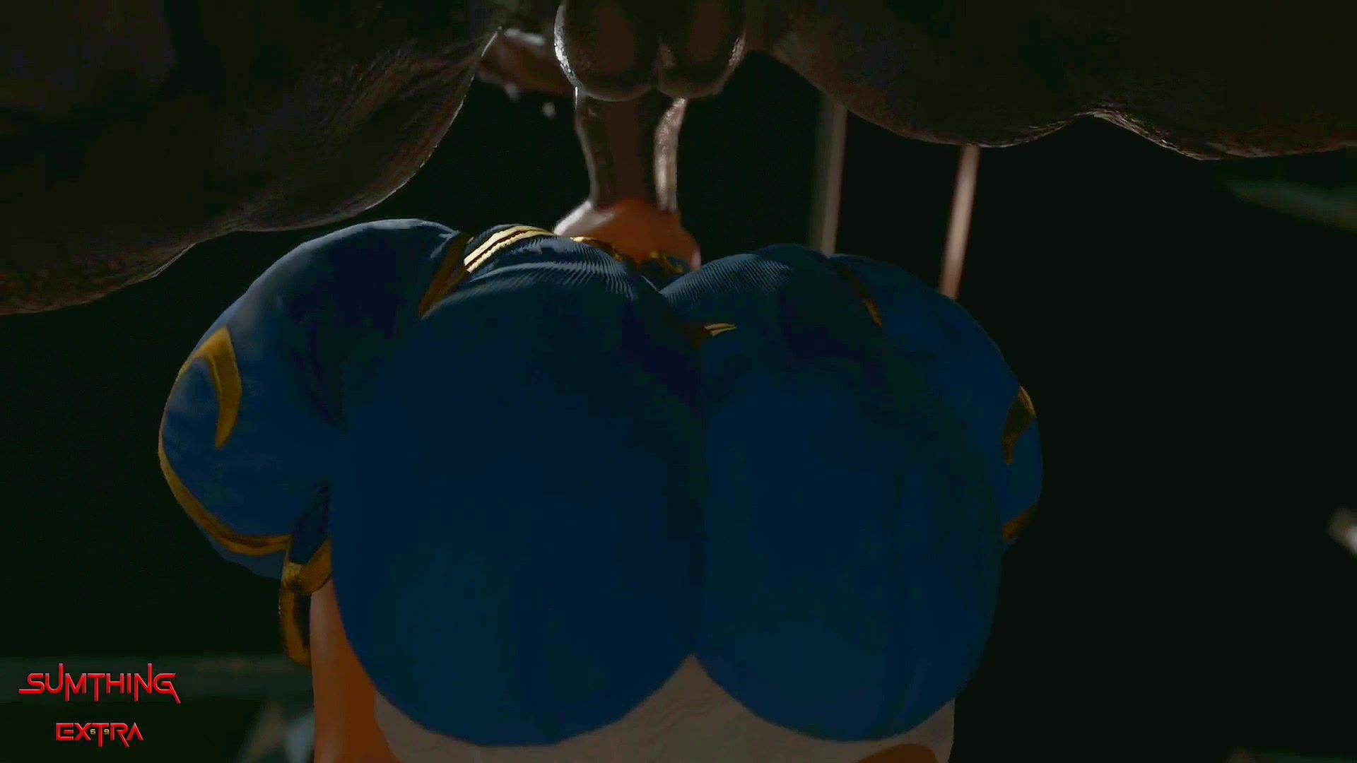 تشون-لي الجذابة تحب الزب