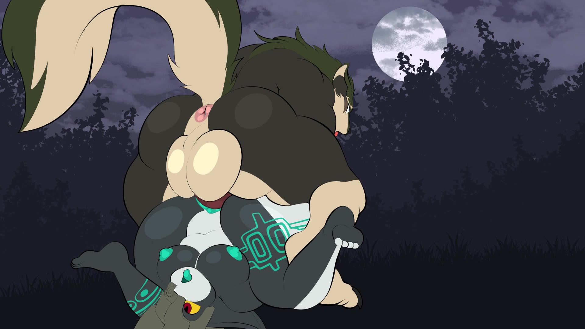 мидна & волк виола летучая мышь футанари щупальца этти