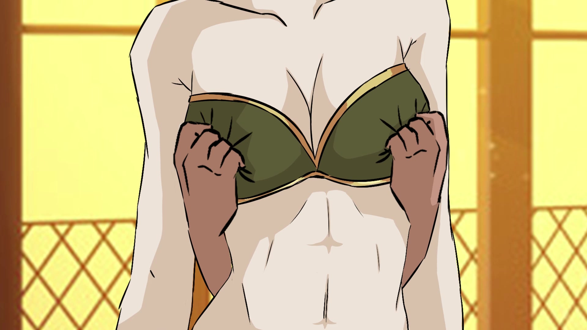 キーラとシャンドラ、ふたなり女子校生と触手エッチ