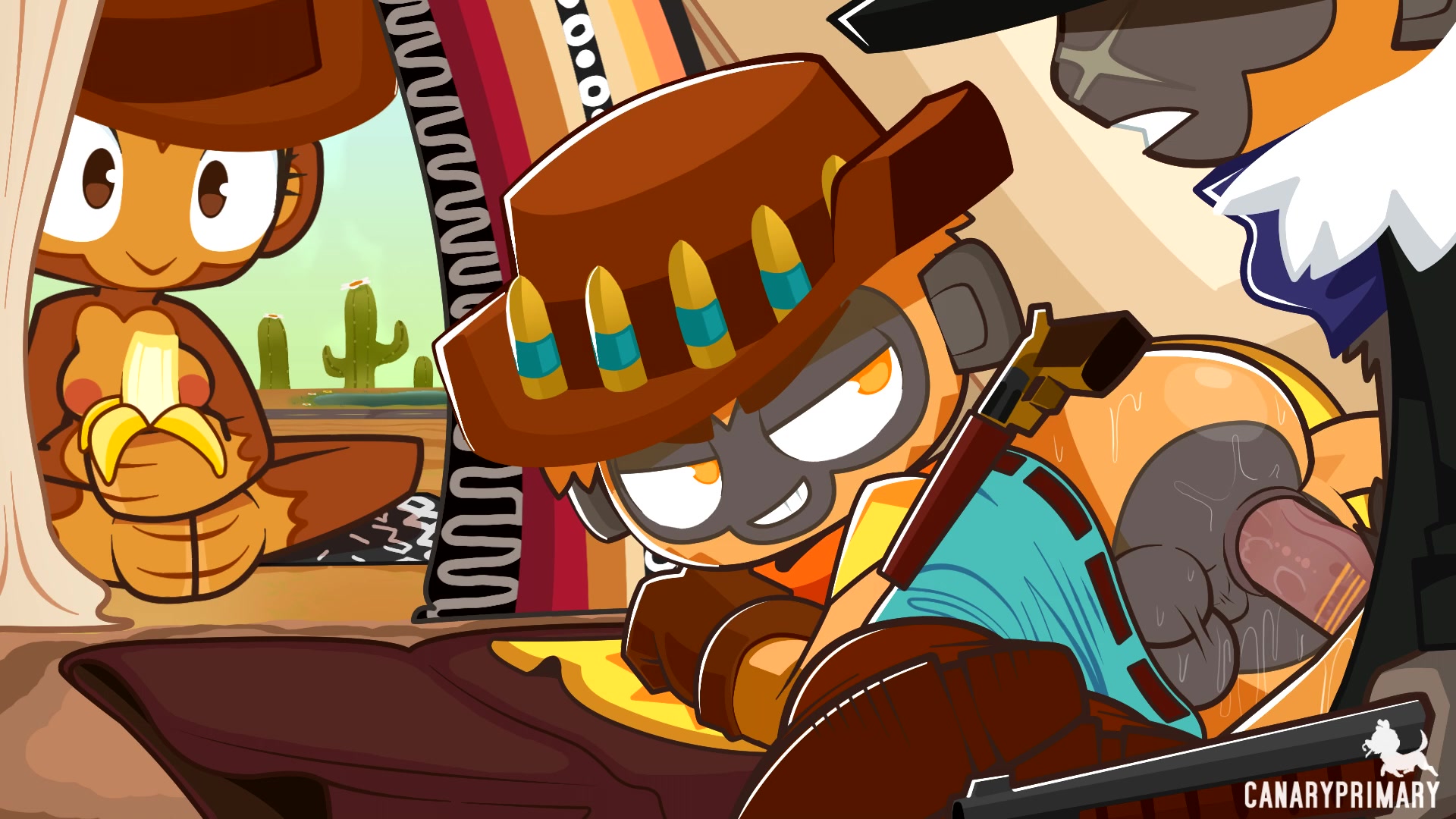 断背山的猴子金丝雀