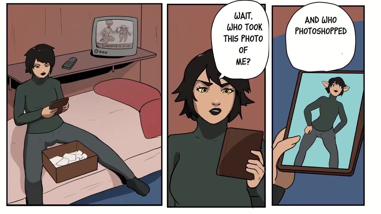 गॉबलिन लड़की रूपांतरण कॉमिक डब