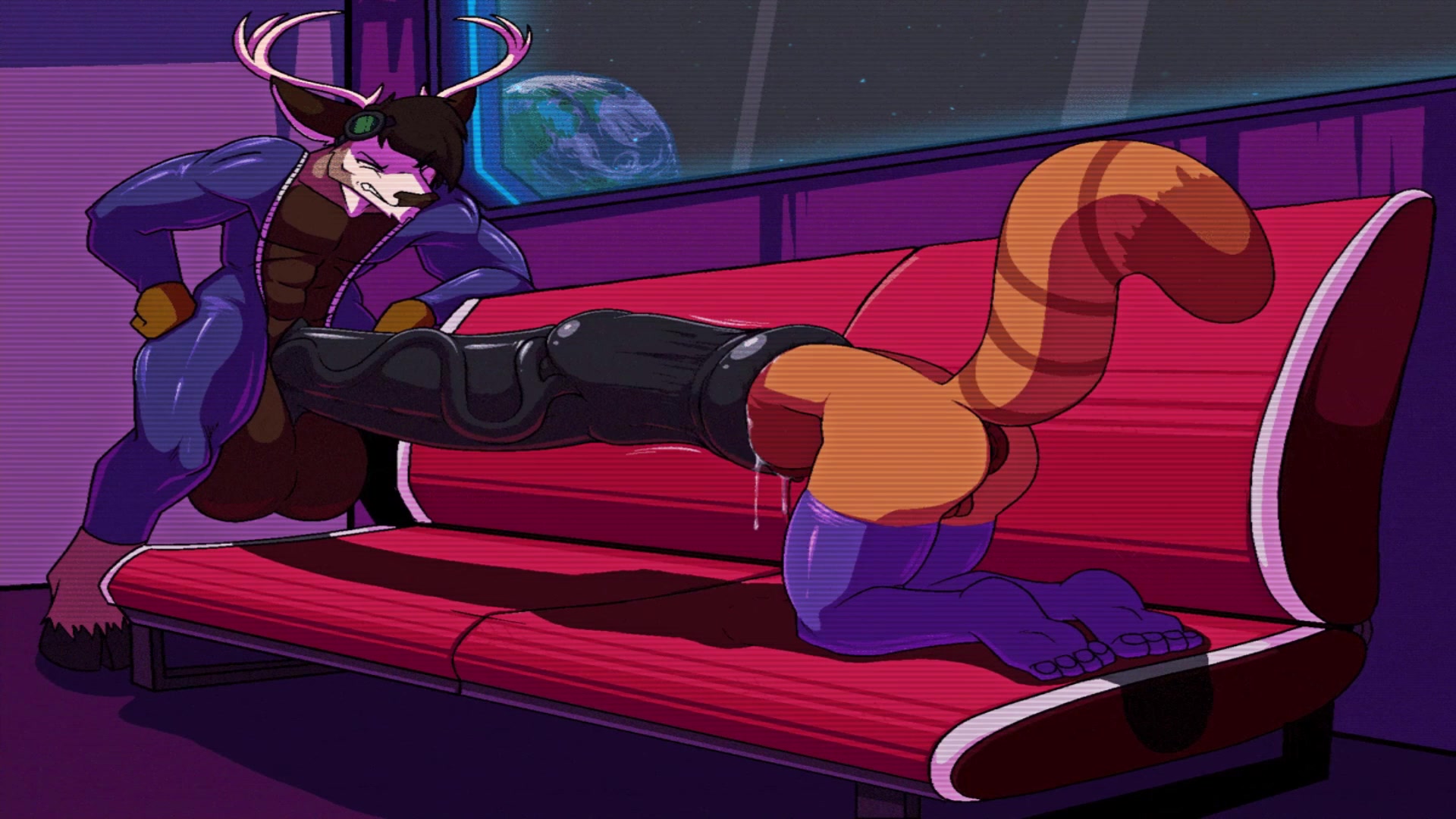 Abraços de barriga de vore de pau, spazman, tentáculo, futa, ecchi