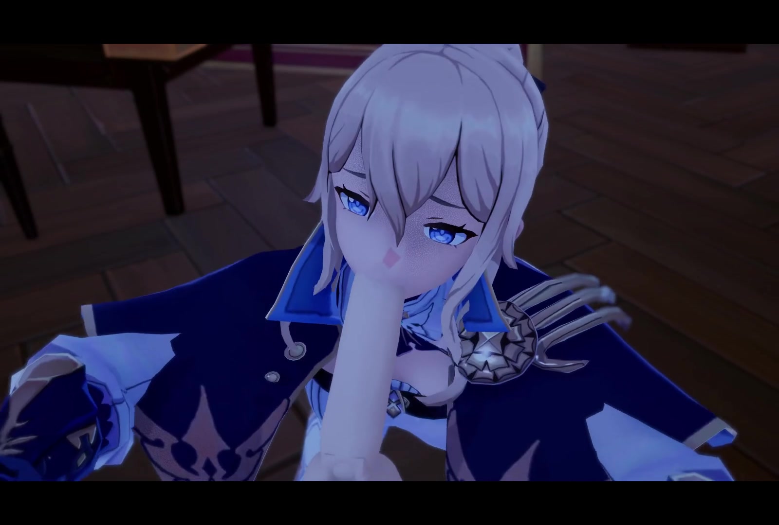 Session coquine de fellation et levrette de jean