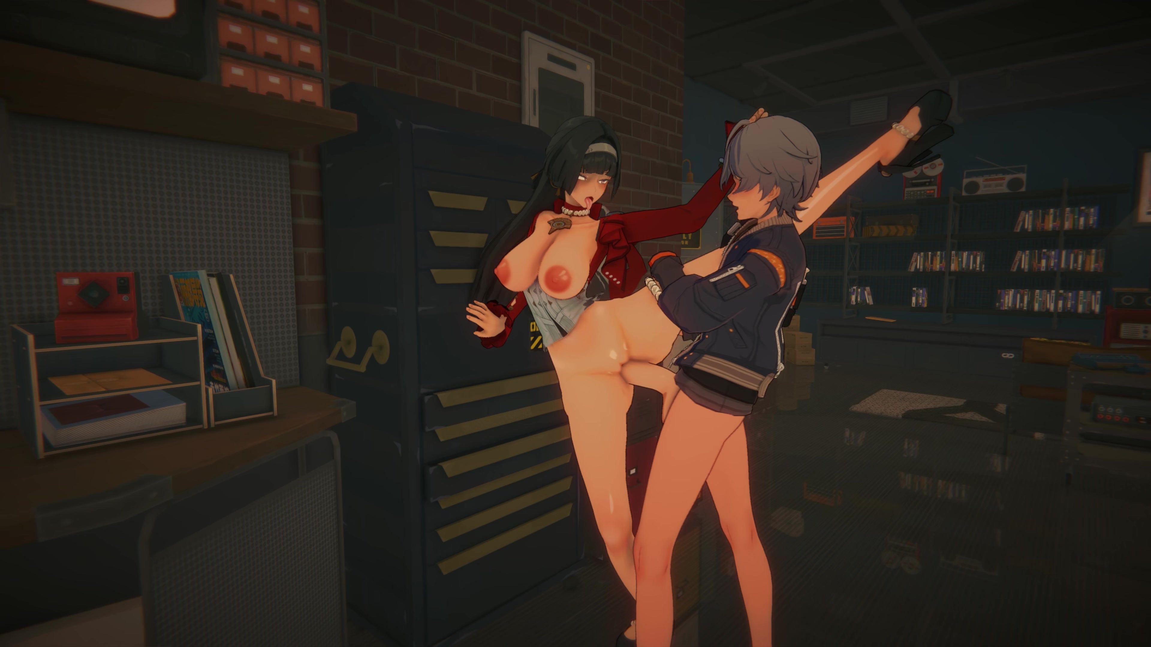 آسترا ياو × فتاة مدرسية فوتا حكيمة تمتص مجس