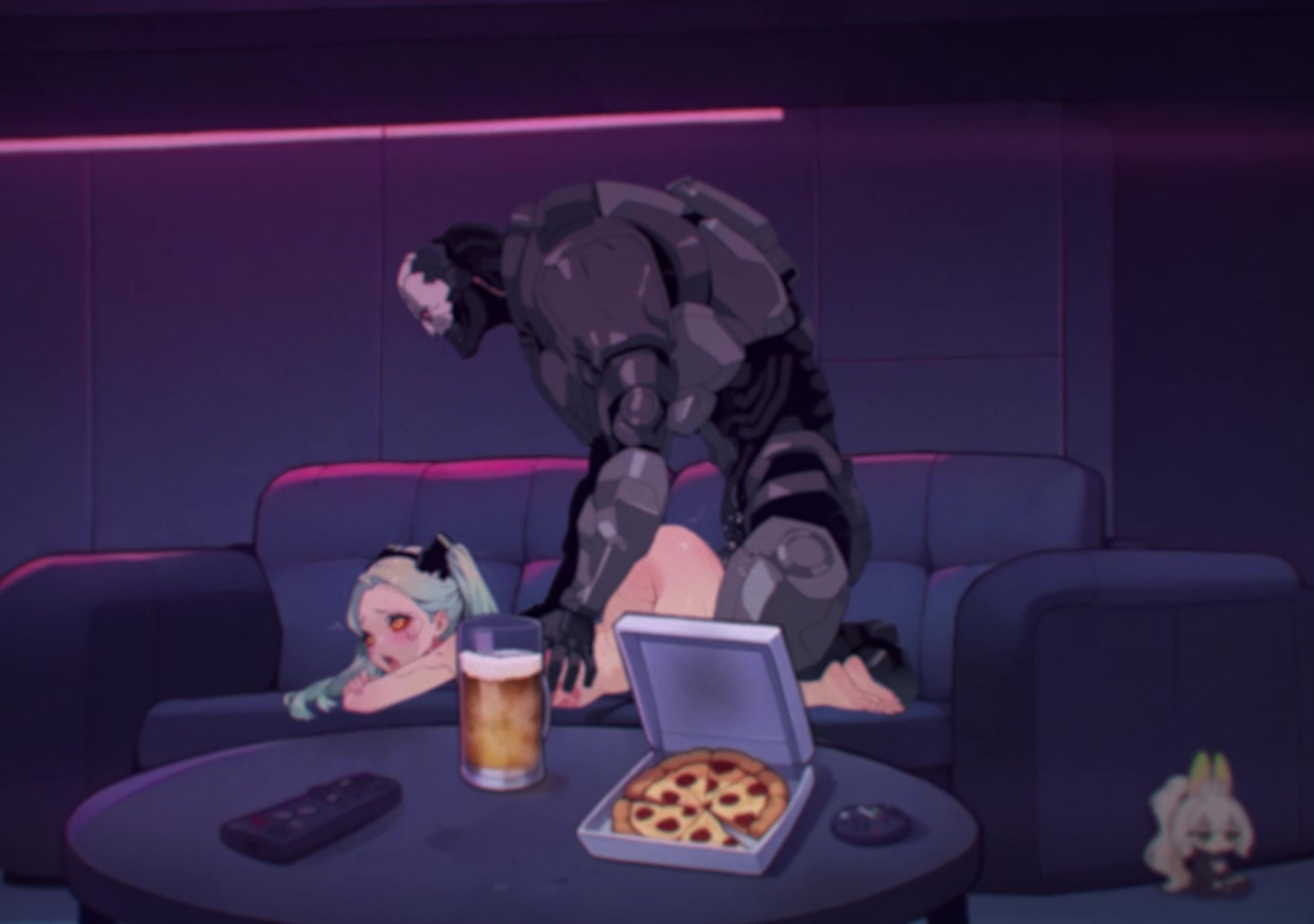 صراع شهواني لطالبة فوتاناري بمخالب