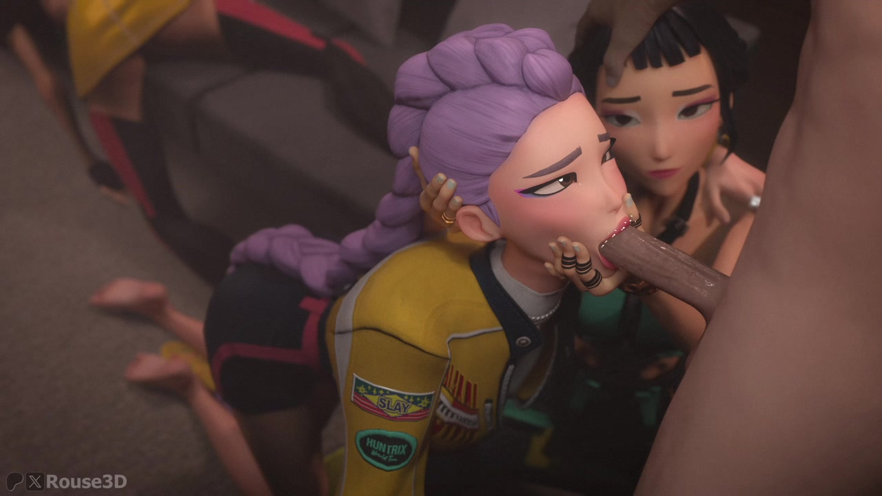 Rumi 3d : écolère futa coquine aux tentacules