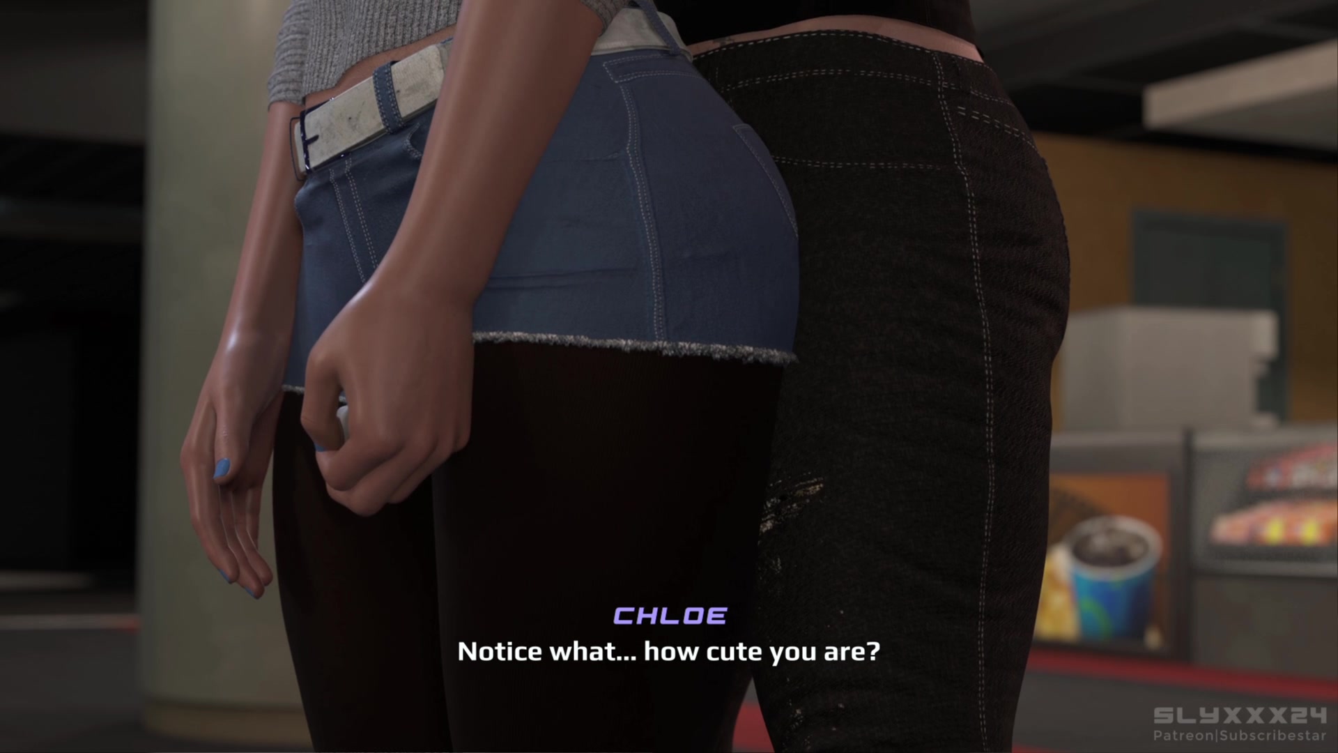 школьница-фута с щупальцами в туалете