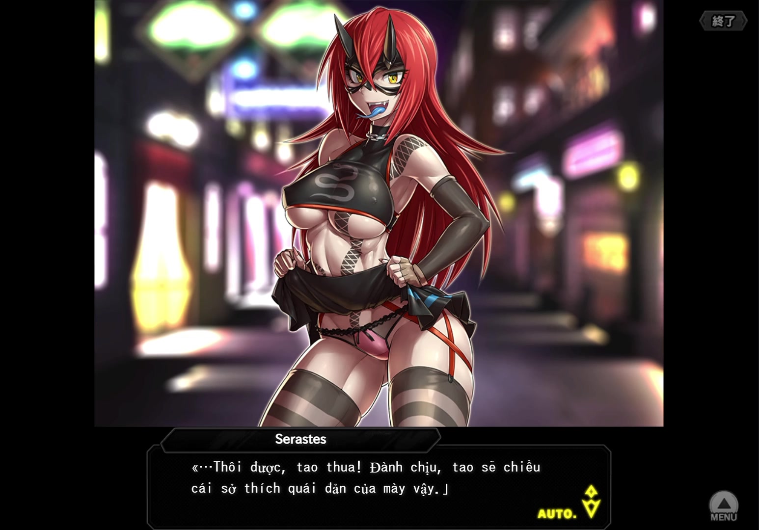 Colegiala futanari con tentáculos de cerastes caliente