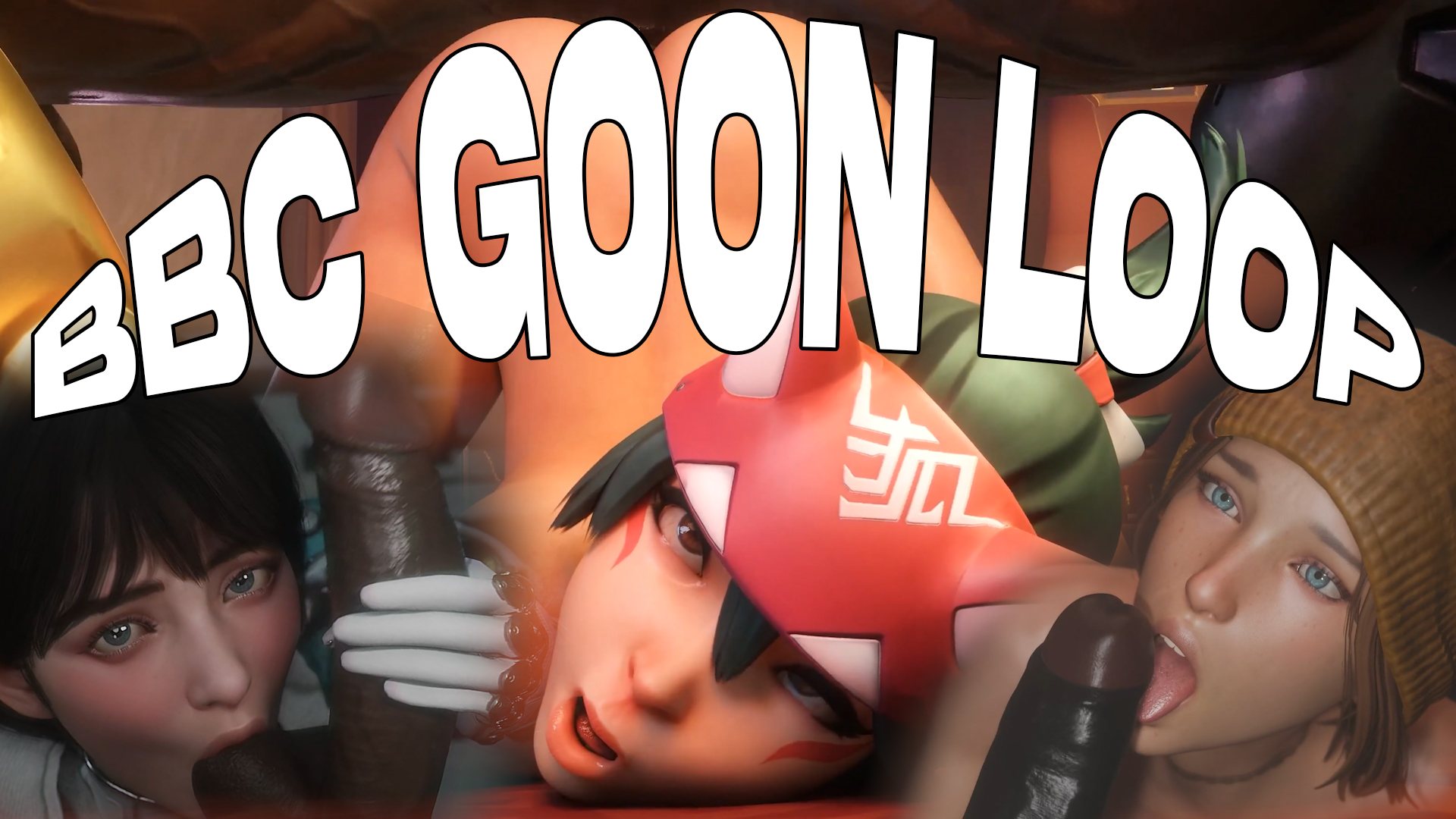 4k黑人巨炮沉迷循环同人动画音乐视频