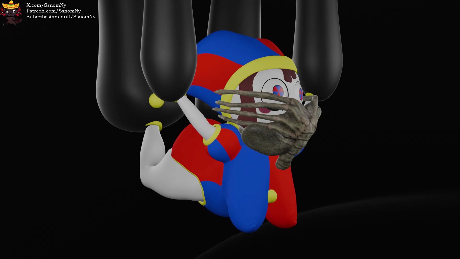 Escena erótica con facehugger