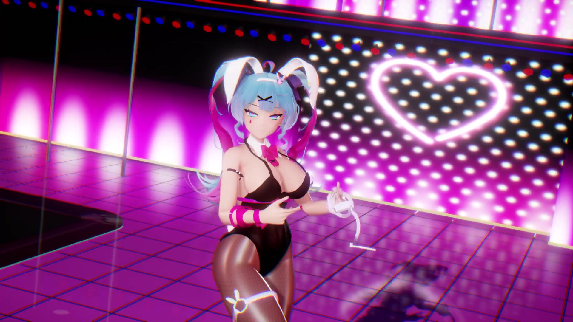 初音未来在调皮的兔子洞里