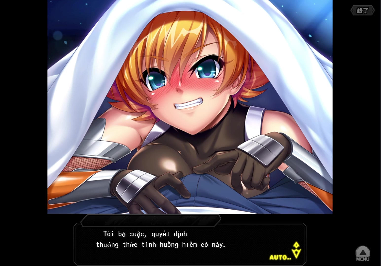 Sakura igawa dans une scène de jeune taimanin