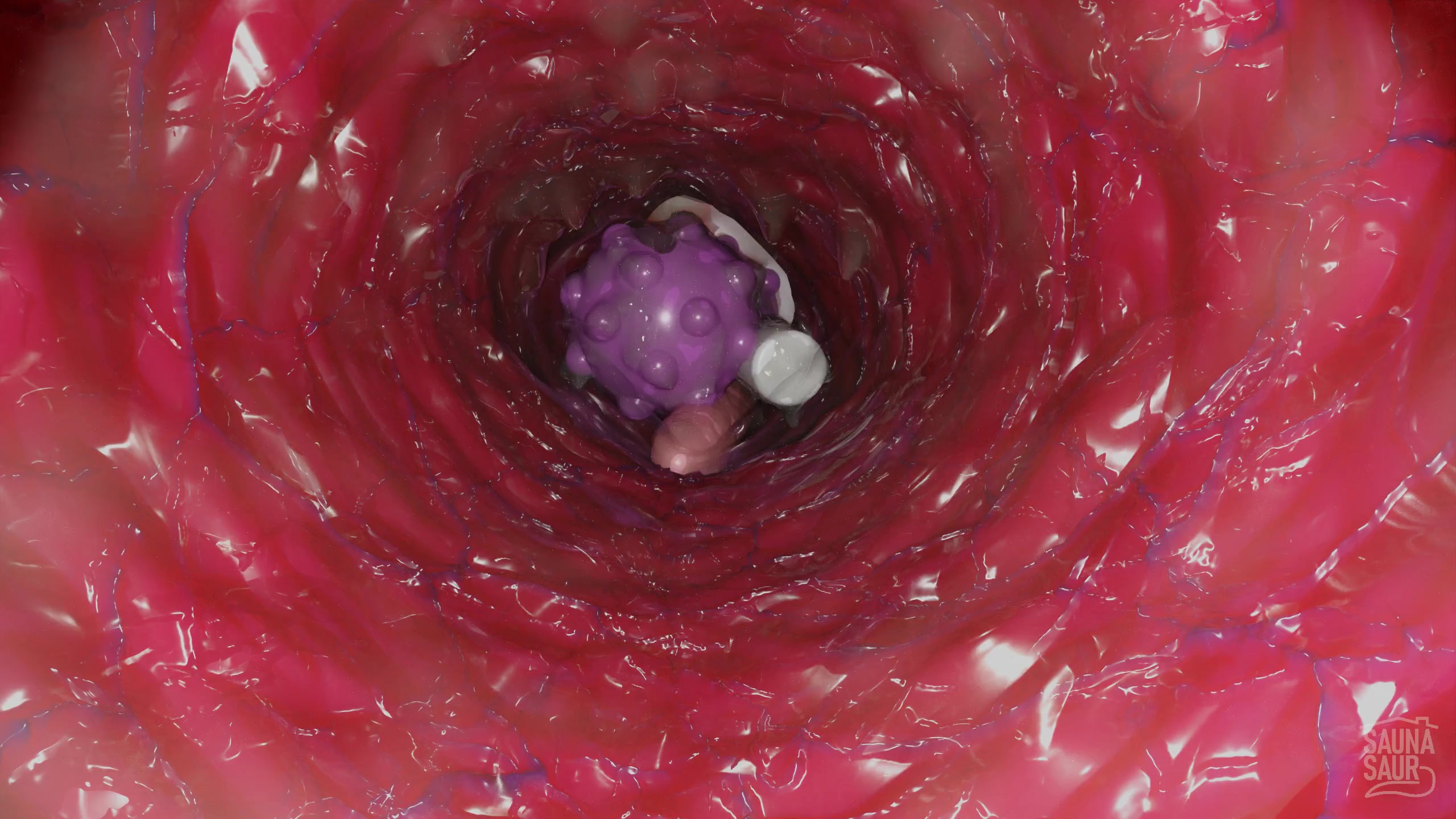 Saunasaur tentacule futanari vore de bite érotique