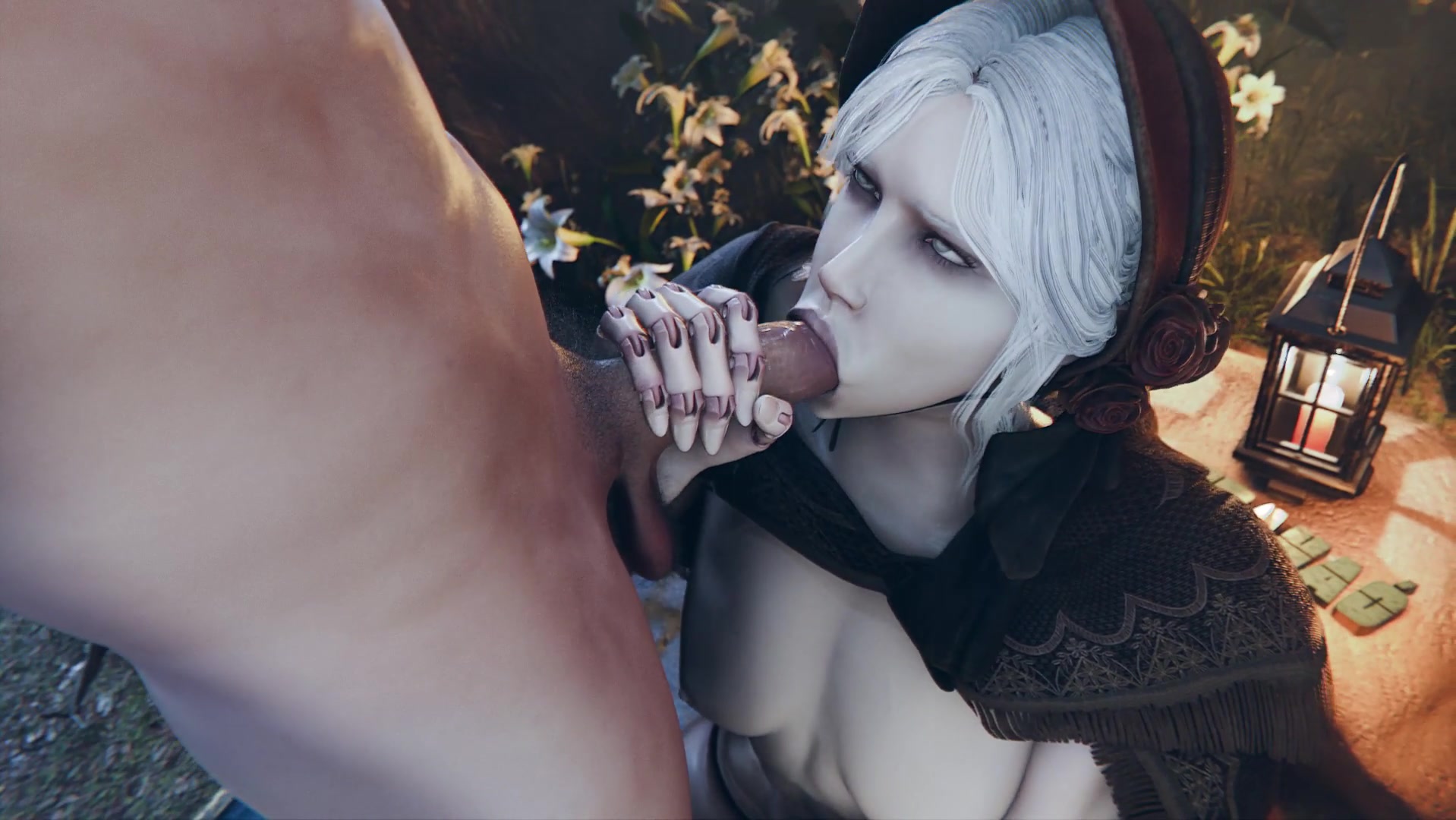 Escena de mamada de muñeca sencilla