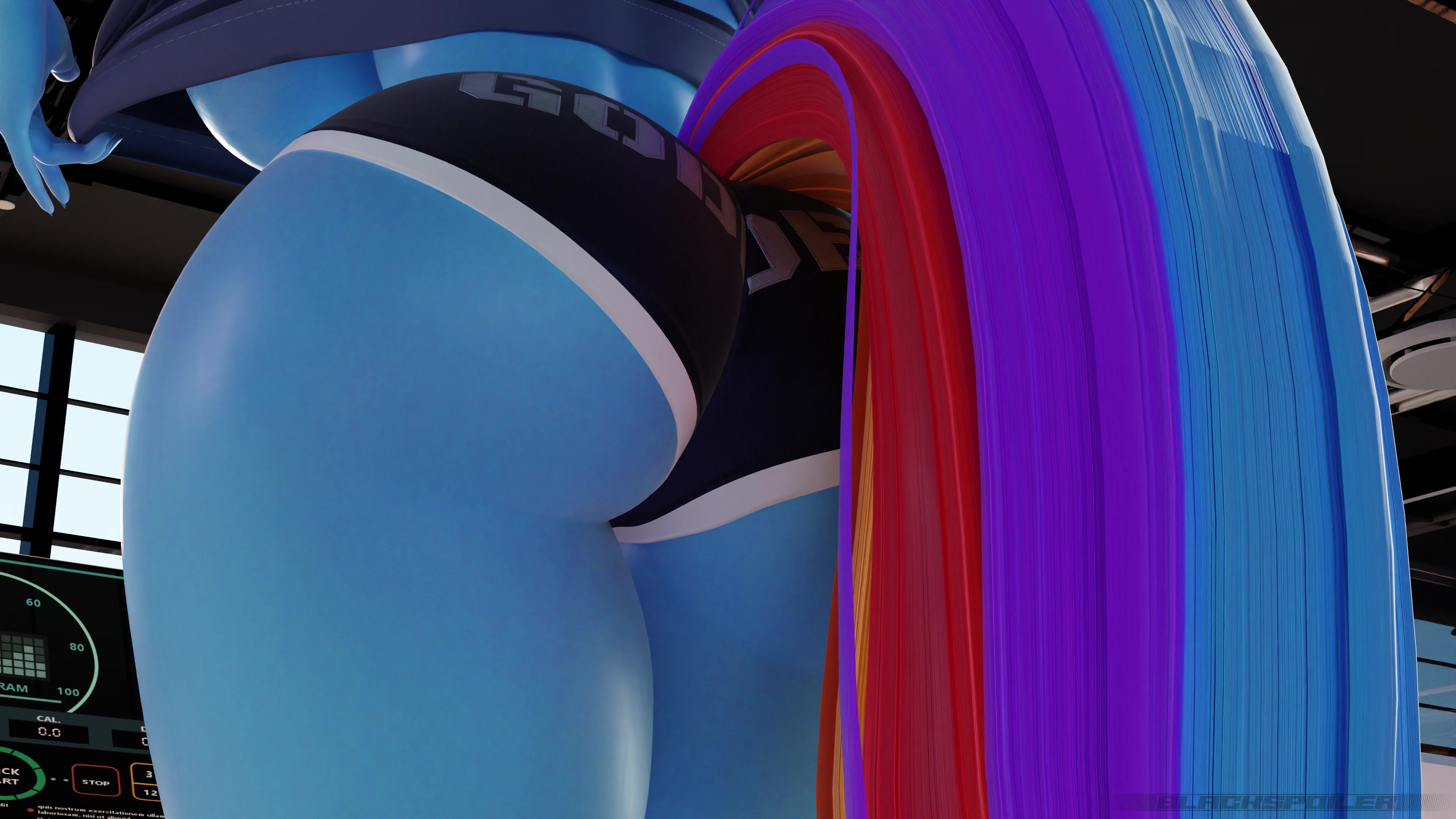 レインボー尻4k