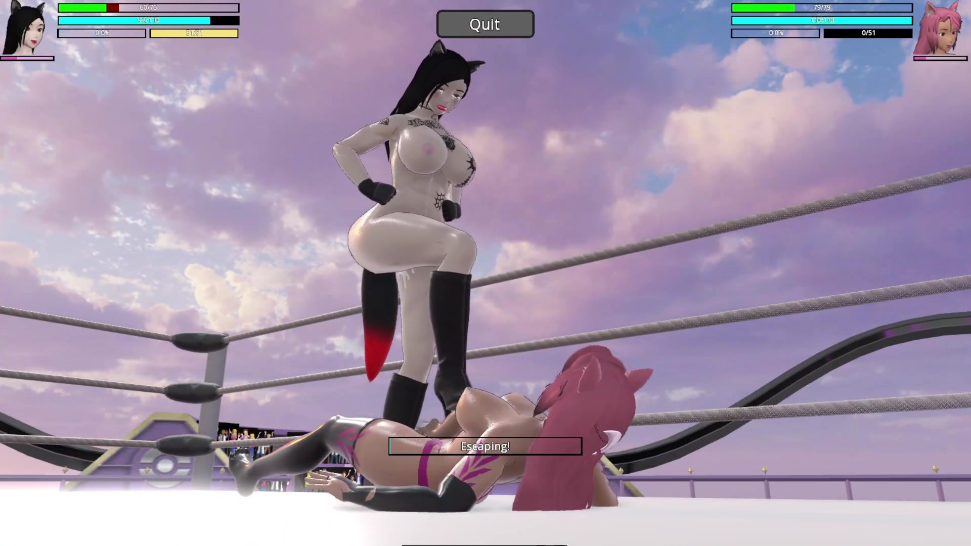 Colegiala hentai vs tentáculo futanari choque erótico