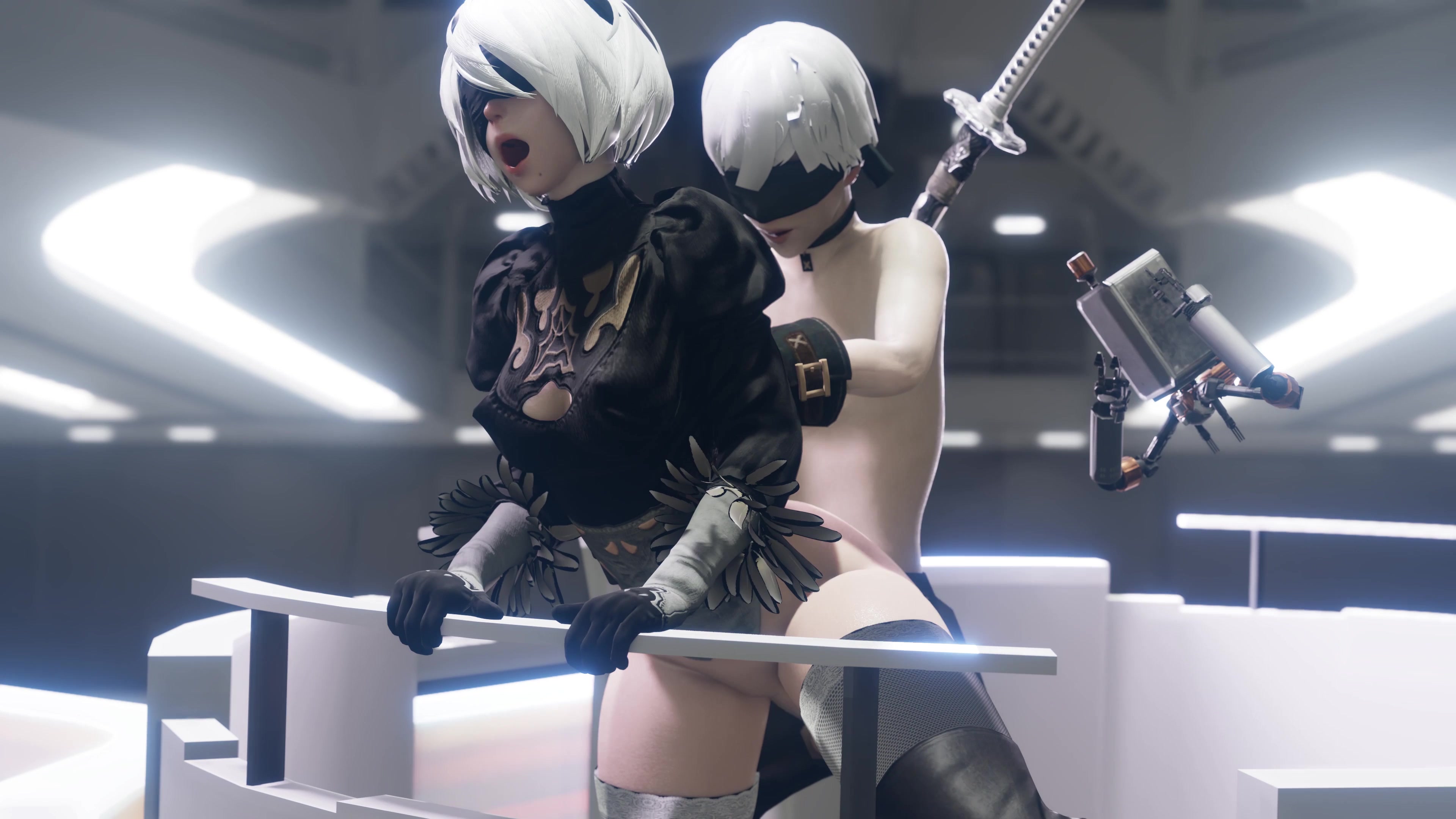 4kヨルハ2bエレベーター遭遇