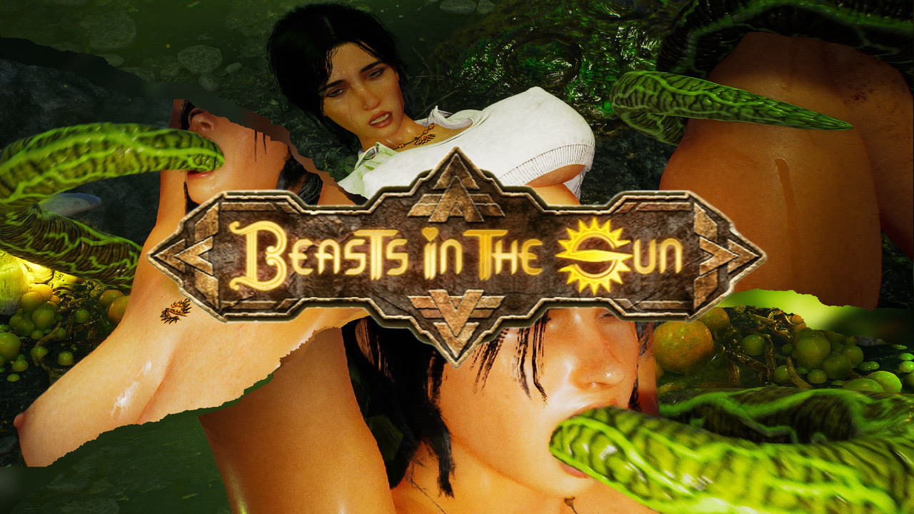 Scènes 4k de bête tentaculaire ensoleillée