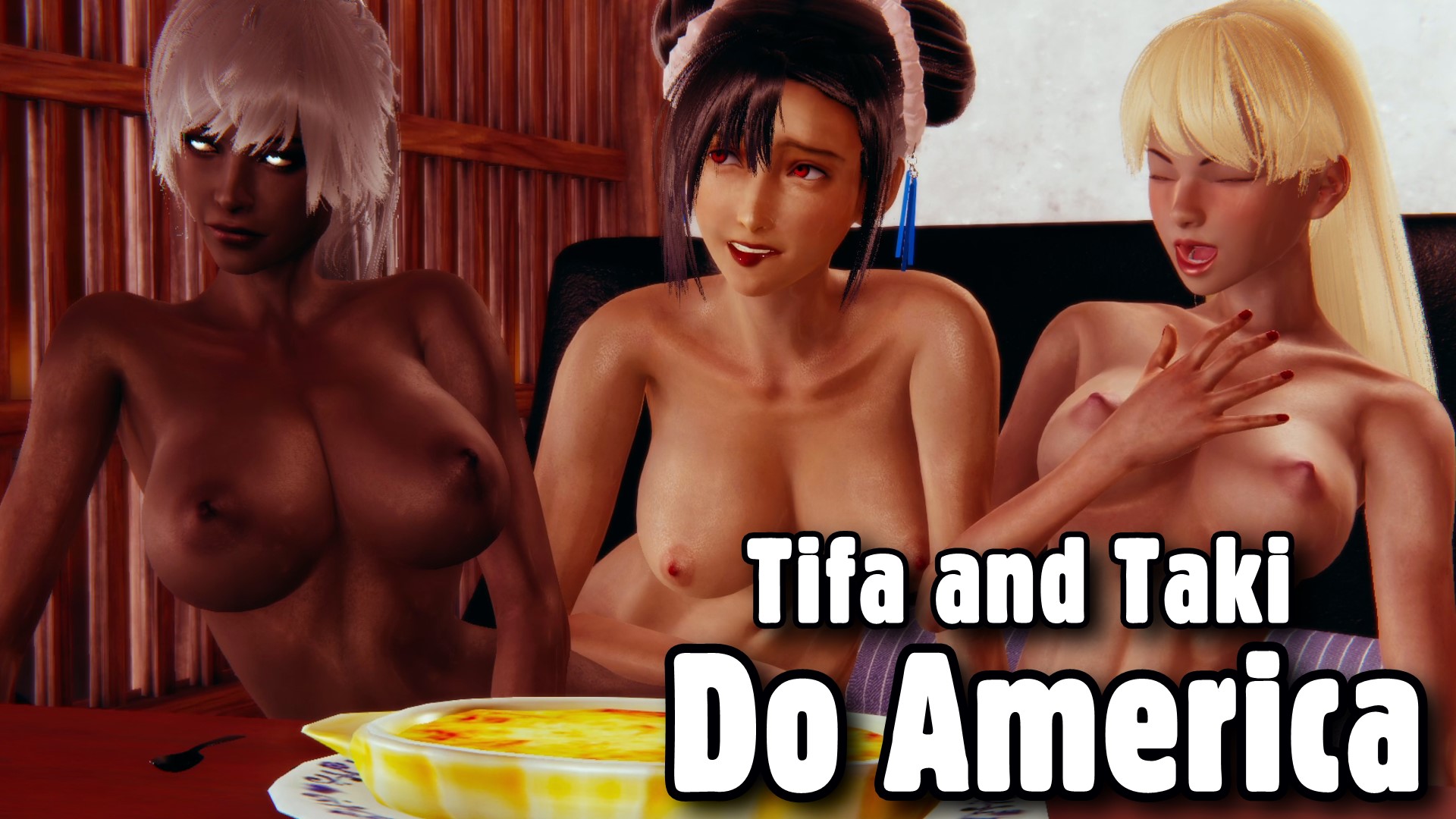 Tifa et taki en tournée américaine école tentacules futanari coquine