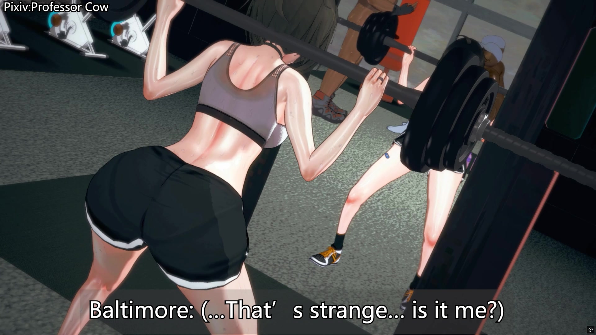 Intensives fitnessstudio-training