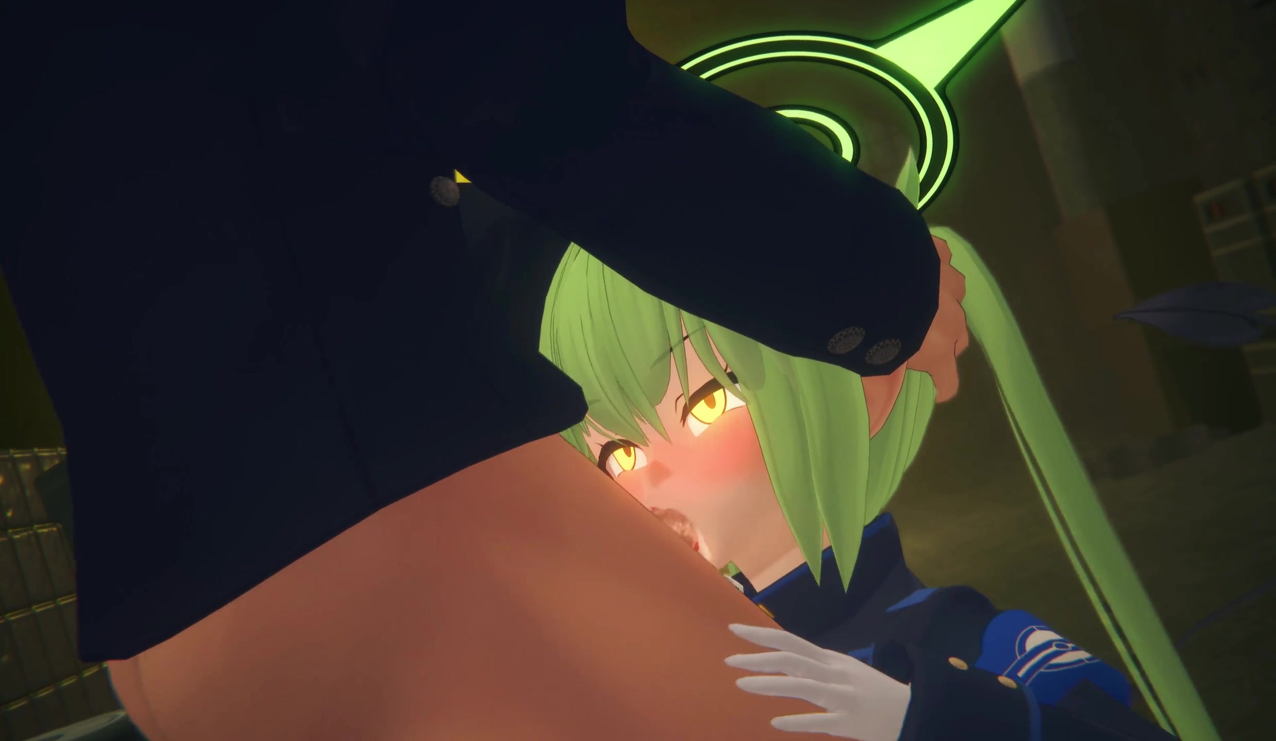 Blue archive hikari nozomi futanari tentakel erotik