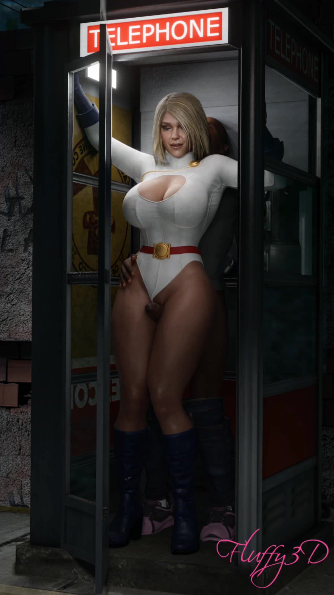 पावर गर्ल जाँघ-सहलन [पूर्ण] [fluffy3d]