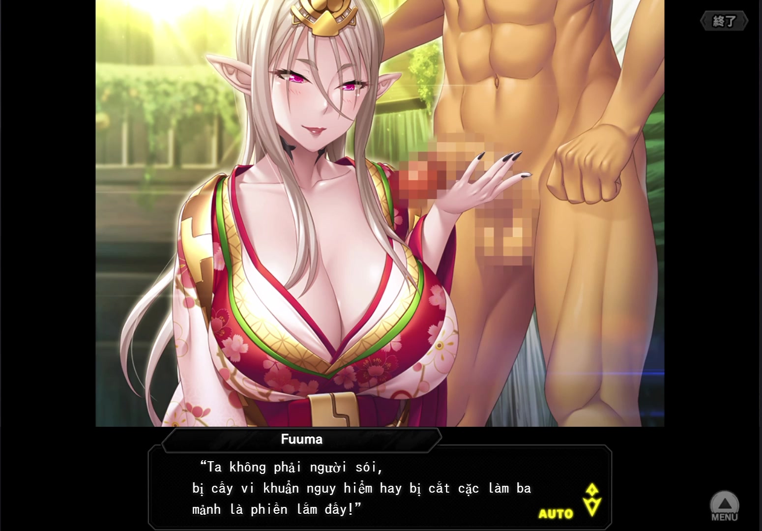 Sabio caballero de escenas de flores de durazno