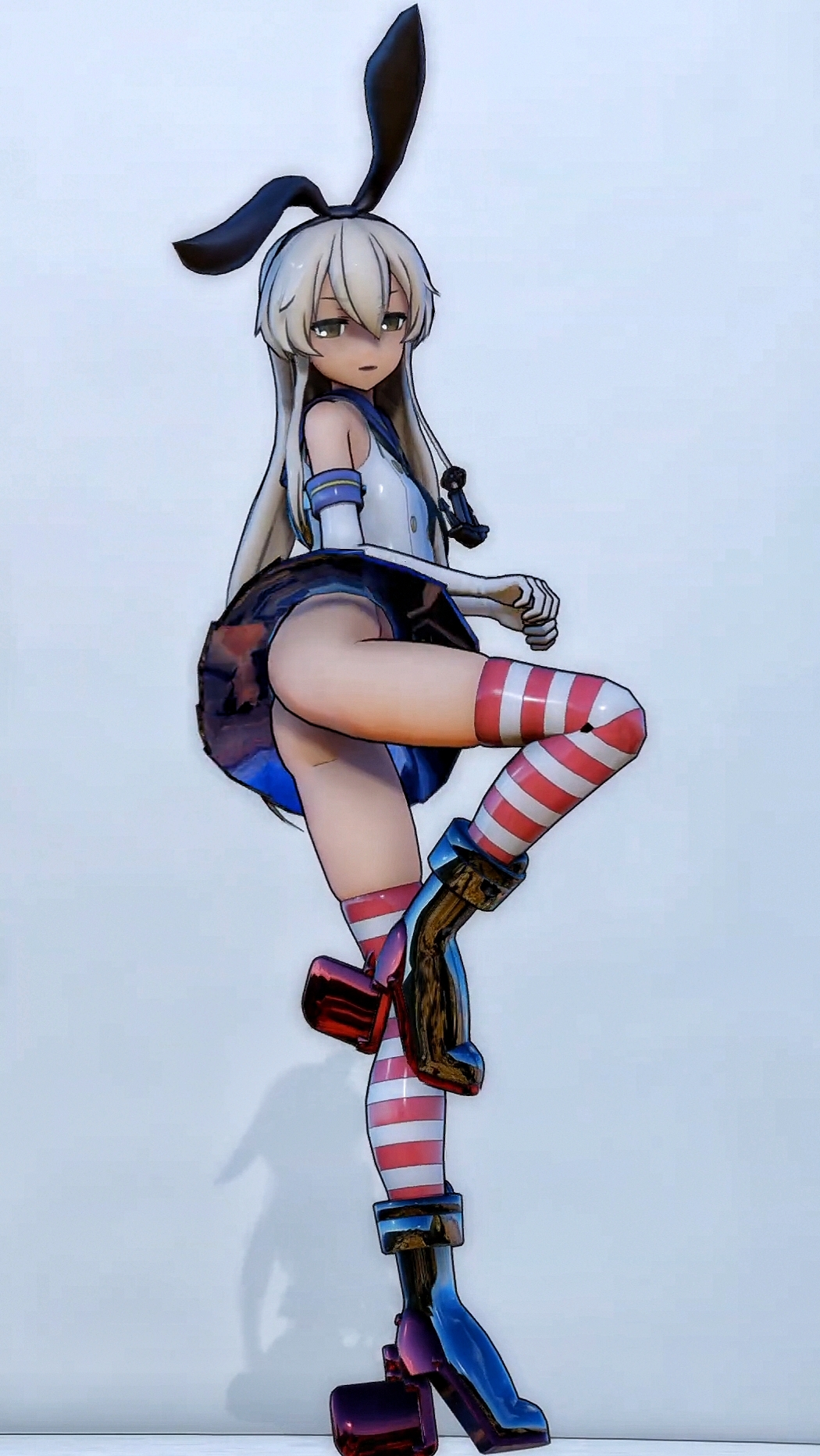 Shimakaze, disculpa: tentáculos futanari colegiala sexy mmd