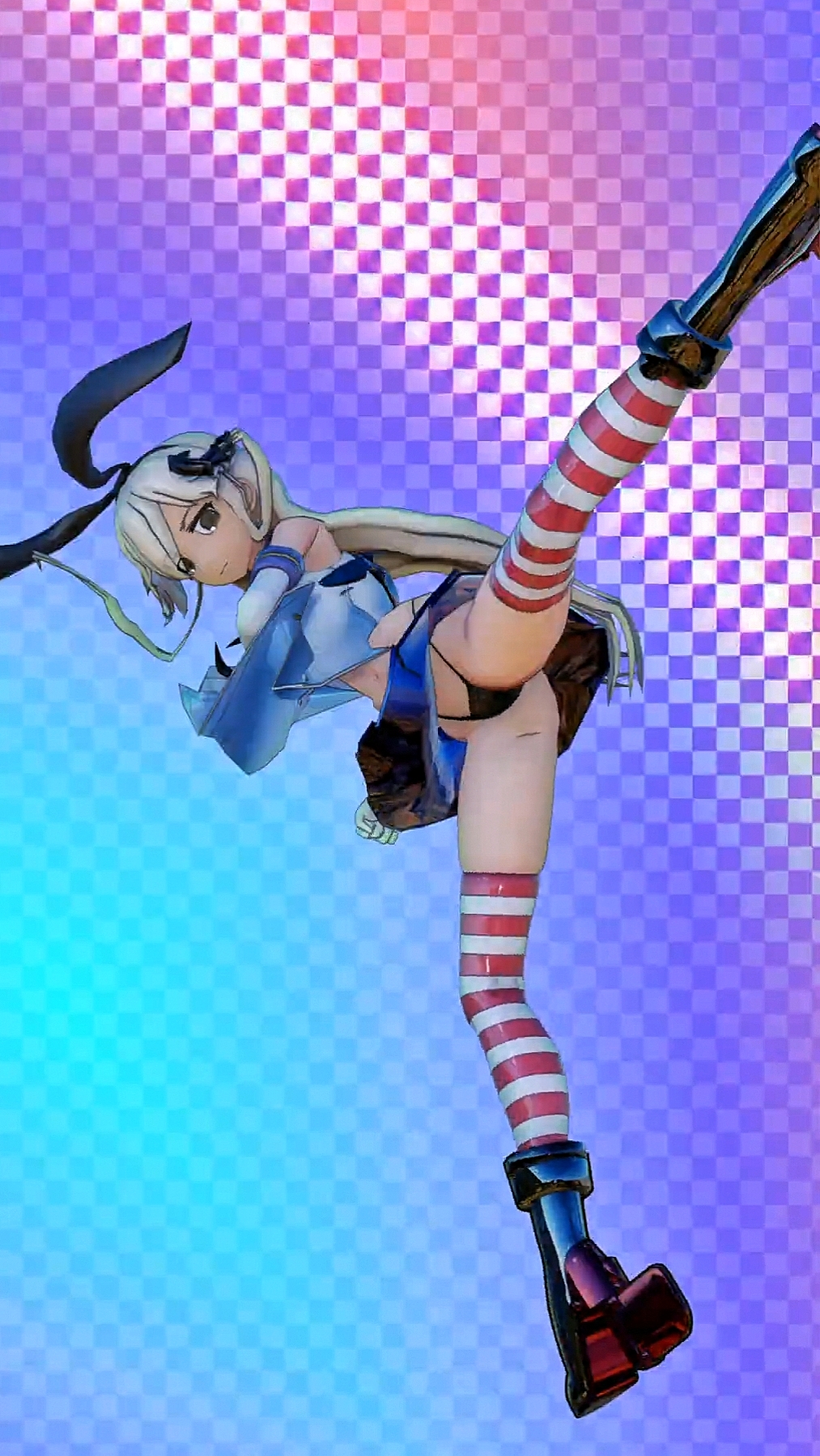 Show erótico mmd r15 de shimakaze con 4 patadas traviesas