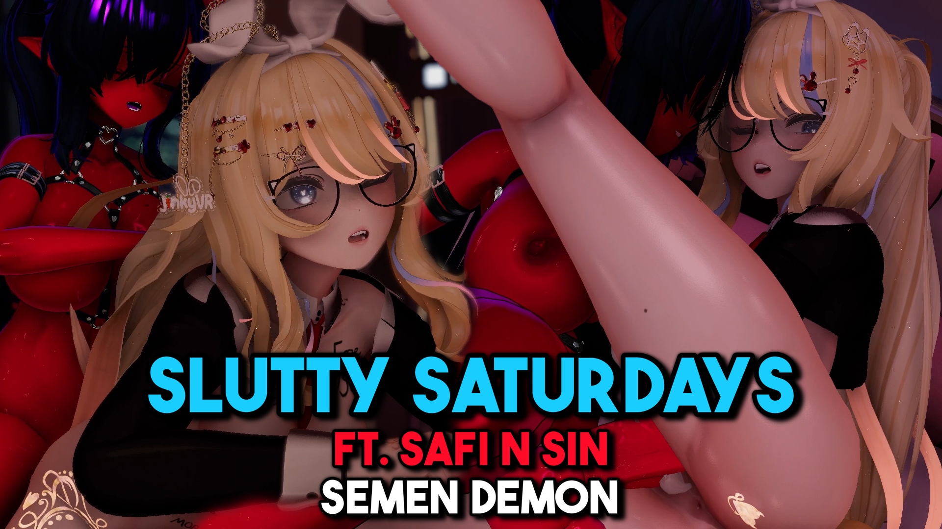 セクシーな悪魔がスlutのスタミナをテスト