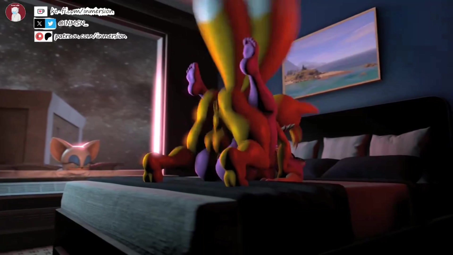 激しいバックトゥバック物語没入