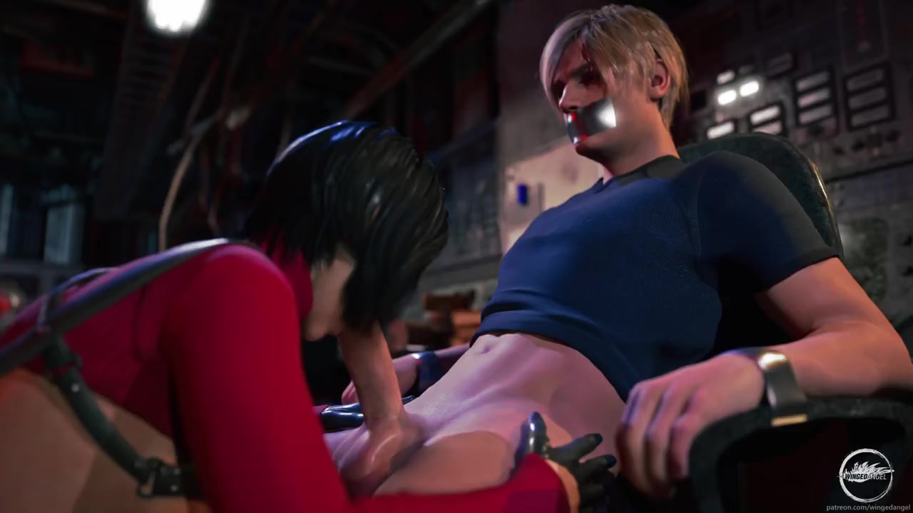 Schoolgirl futanari captures leon in tentacle ecchi encounter