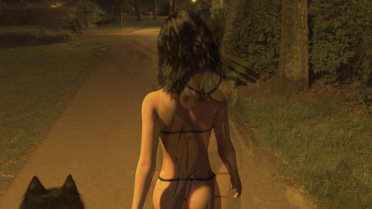 Colegial futa lobo de areia erótica