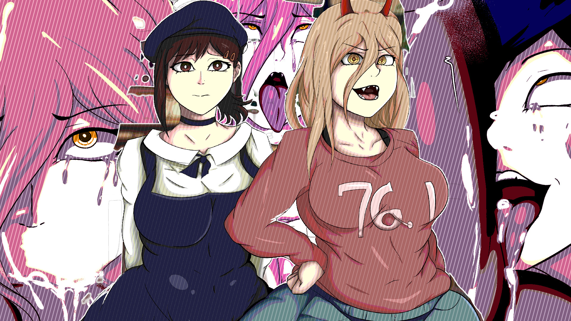 Power et kobeni se font bourrer chez ...