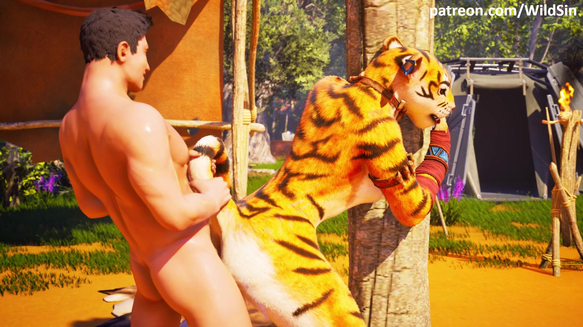 बाहरी तेंदुआ फर लड़की किस्मत वाले लड़के को चोदती है