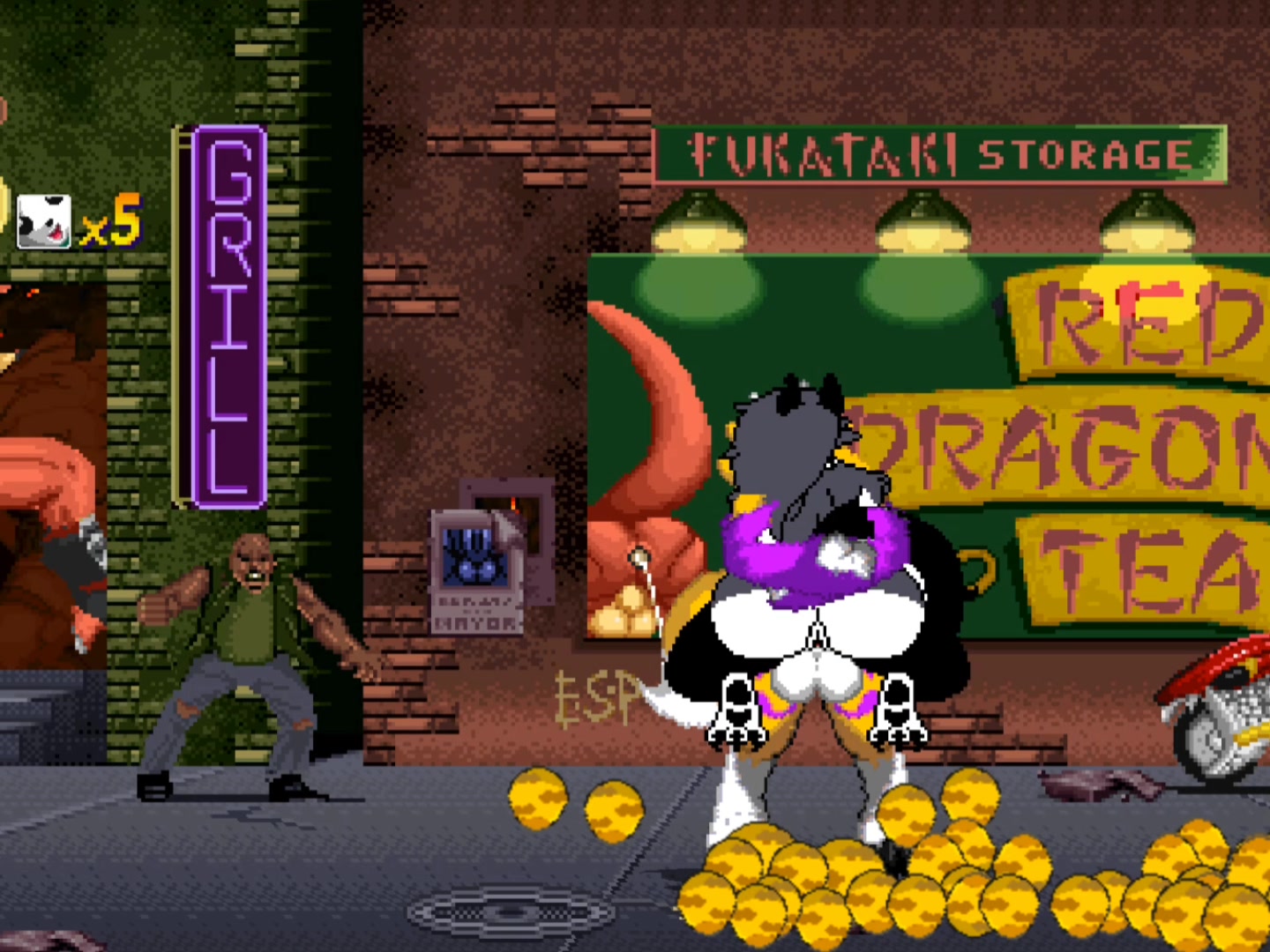 लुना एक नaughty पीछे वाली गली में अंडे देती है