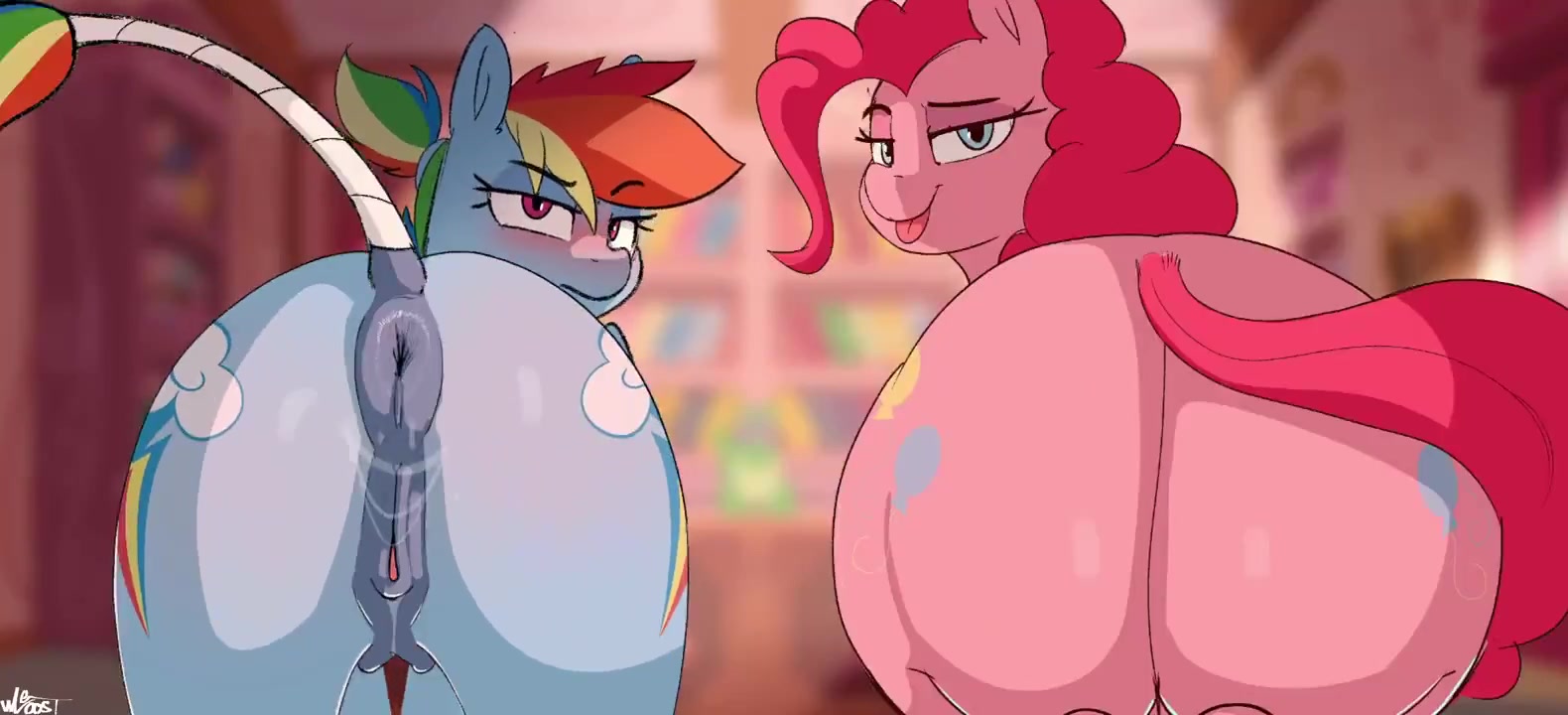 トワーキングレインボーダッシュとピンキーパイ