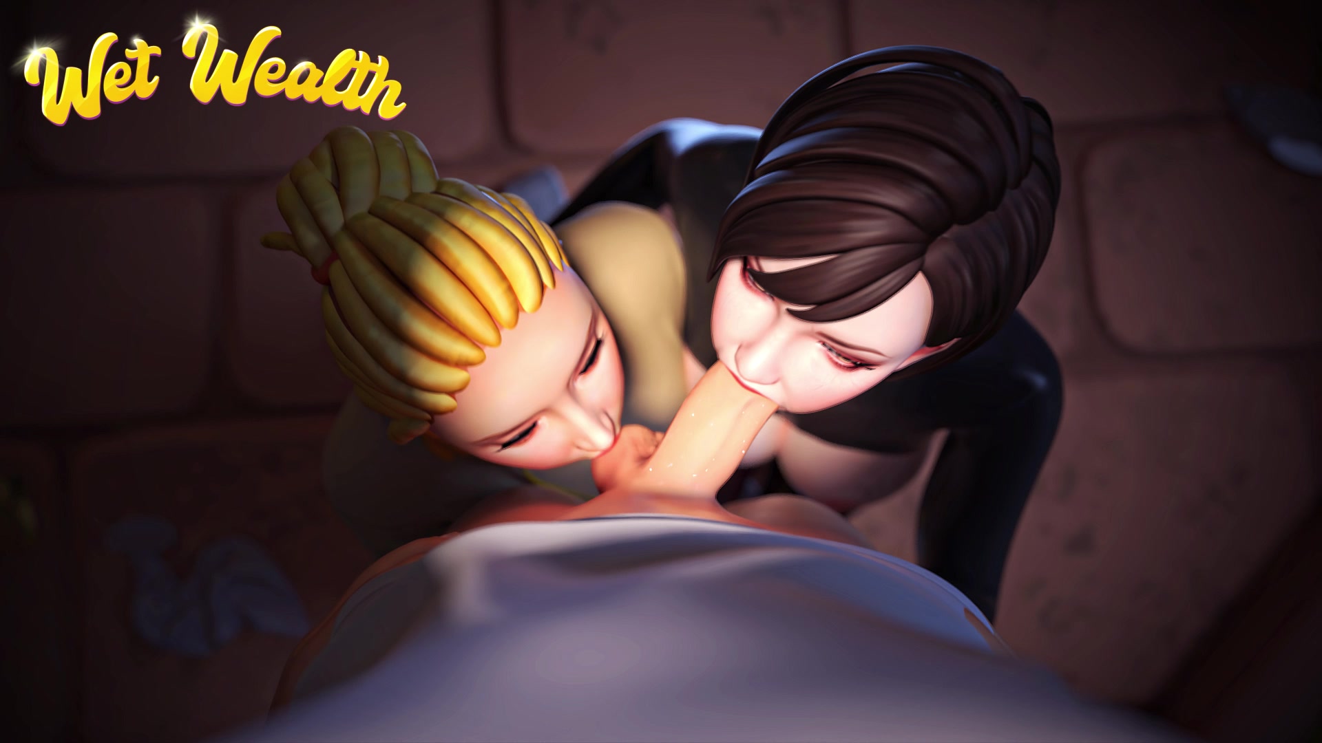 грубый влажный минет богатой девушки