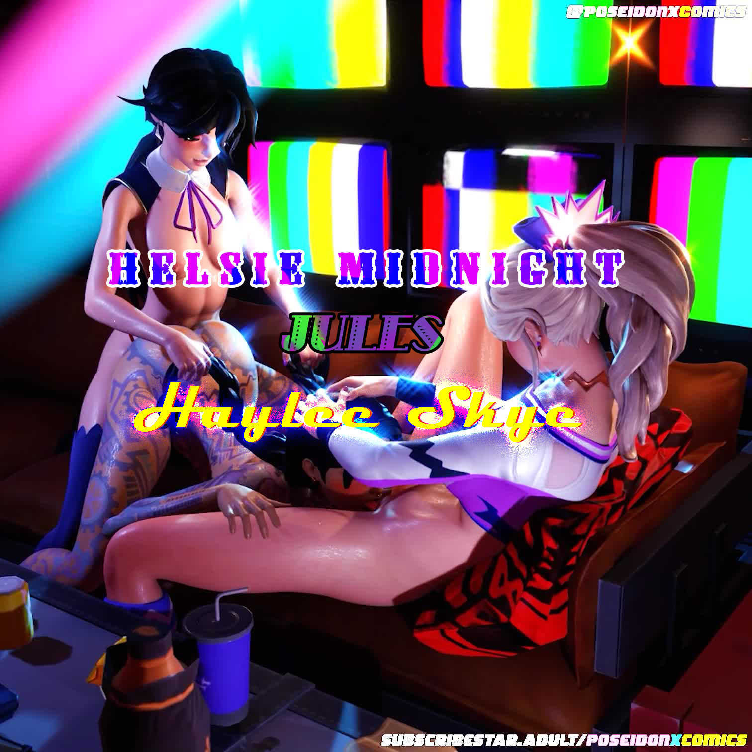 фортнайт хелси полночь джулс хейли скай этти фута тентакль школьница