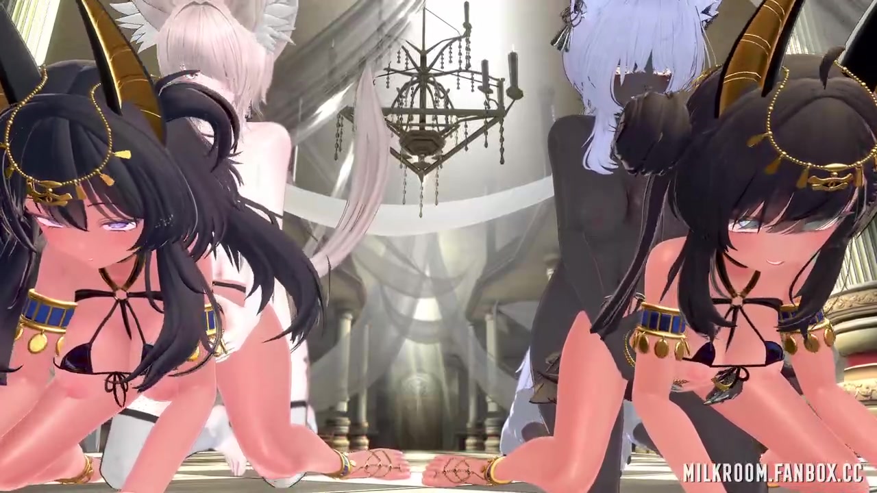 Manuka et selestia dans le théâtre érotique shantets