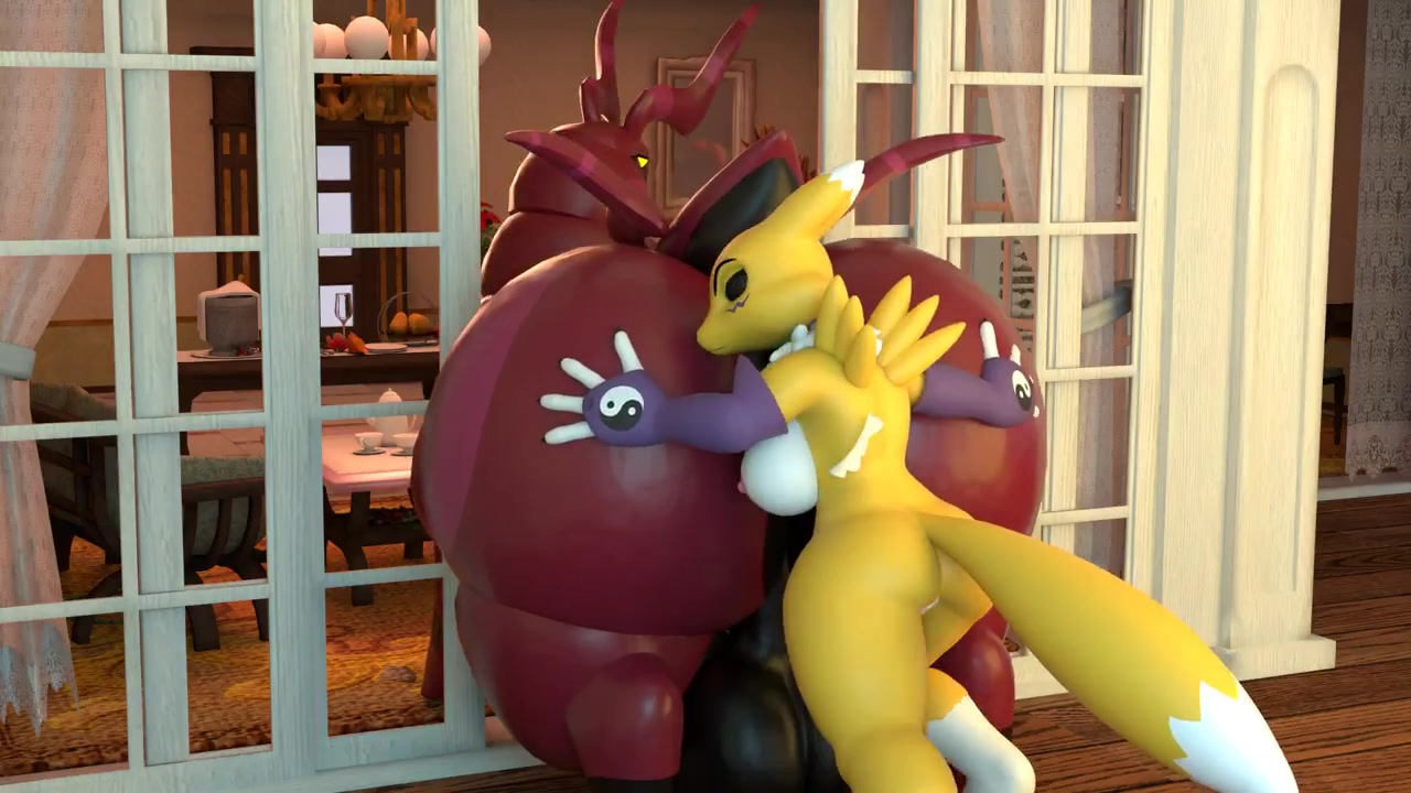 3d मिल्फ़ द्वारा गुदा वोर