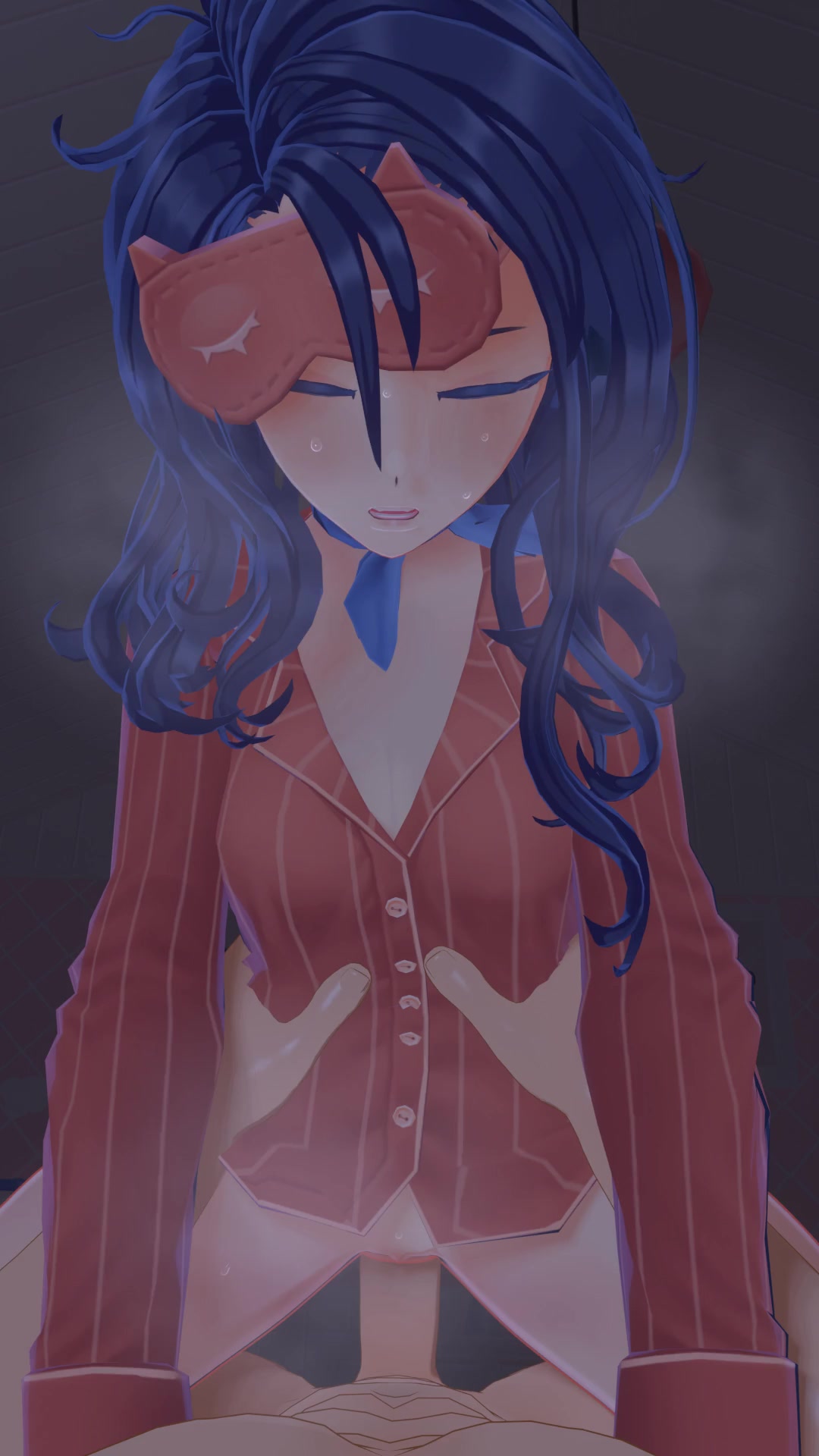 नींदी मिता फूटानारी टेंटेकल एची पर सवार