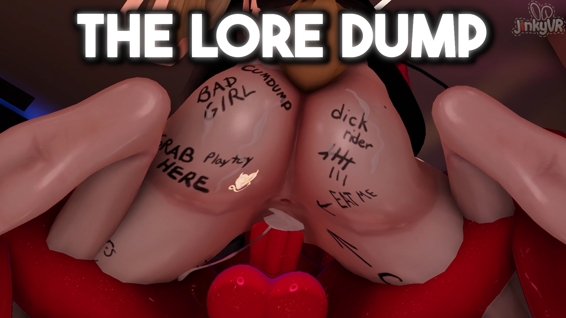 Heiße vr futanari doppel-d-lore schwanz