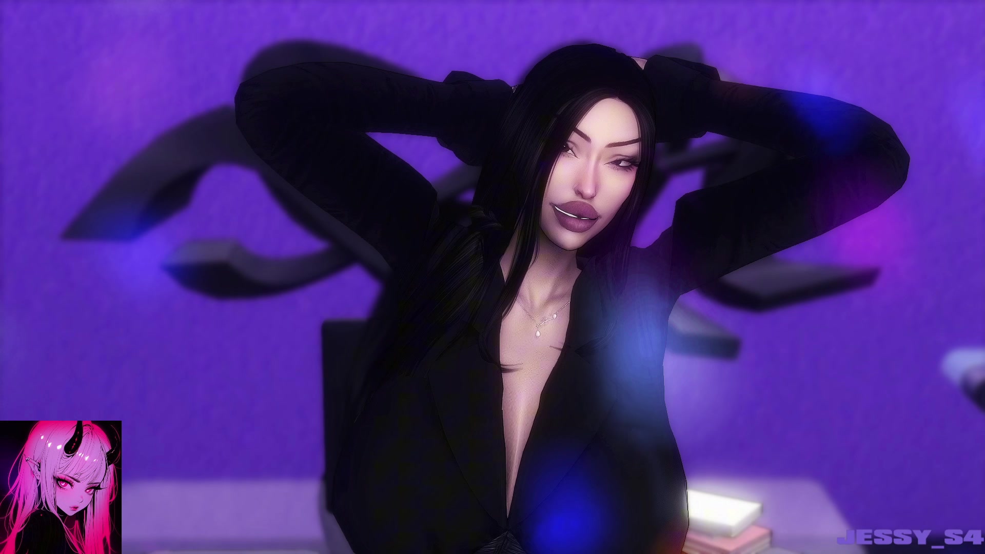 Dance with ecchi schoolgirl