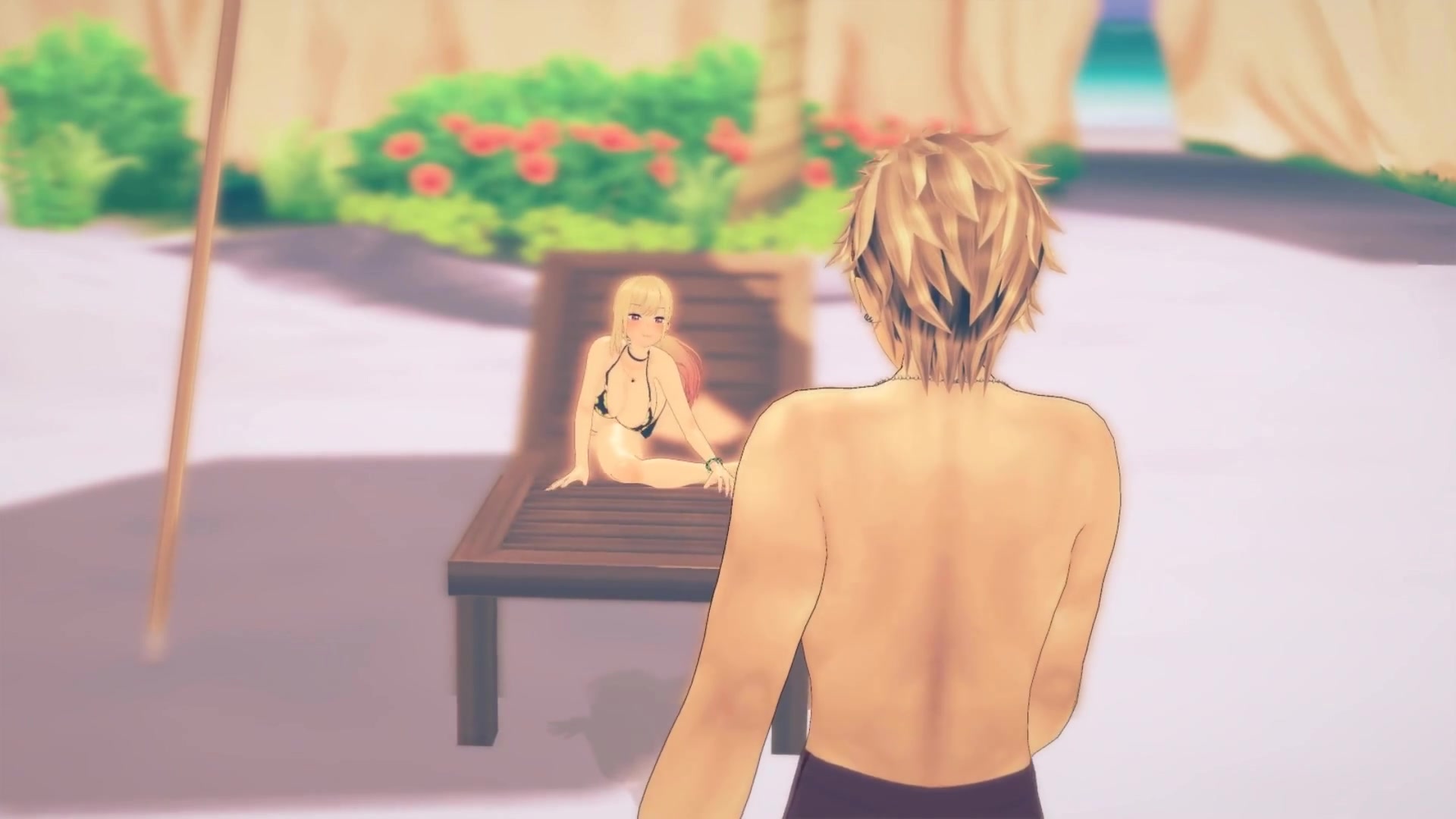 подразная школьница марин пляж сцена с щупальцами футанари этчи