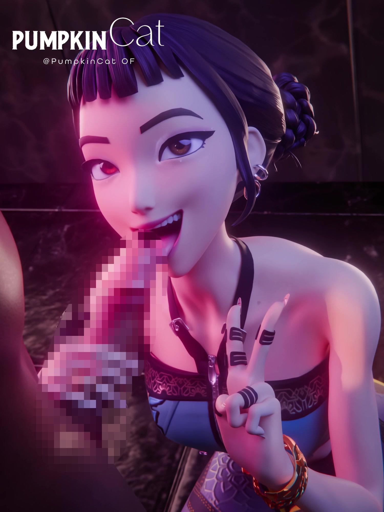 コンサートトイレで女子校生ふたなり触手エッチ